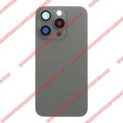 Tapa +Anillo Magnetico Iphone 15 Pro Calidad Premium Gris