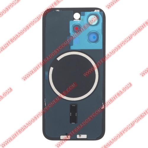 Tapa +Anillo Magnetico Iphone 15 Pro Calidad Premium Blanco