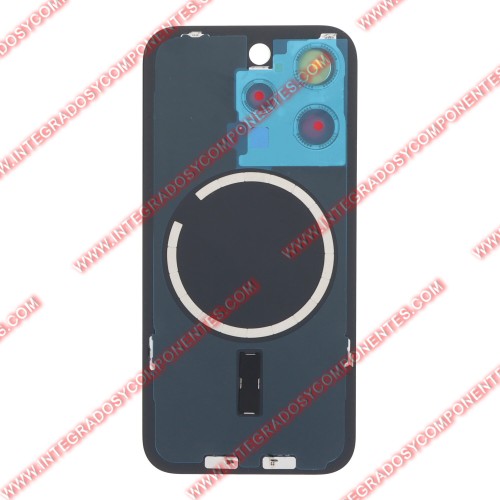 Tapa +Anillo Magnetico Iphone 15 Pro Calidad Premium Azul