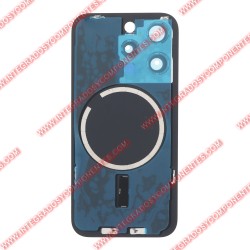 Tapa +Anillo Magnetico Iphone 15 Pro Calidad Premium Negro