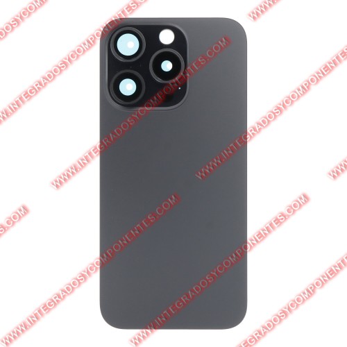 Tapa +Anillo Magnetico Iphone 15 Pro Calidad Premium Negro