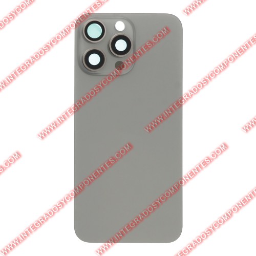 Tapa +Anillo Magnetico Iphone 15 Pro Max Calidad Premium Gris