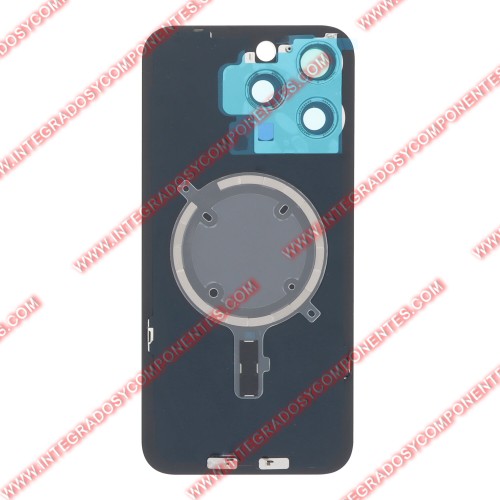Tapa +Anillo Magnetico Iphone 15 Pro Max Calidad Premium Gris