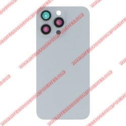 Tapa +Anillo Magnetico Iphone 15 Pro Max Calidad Premium Blanco