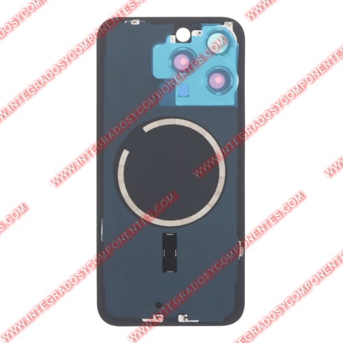 Tapa +Anillo Magnetico Iphone 15 Pro Max Calidad Premium Blanco