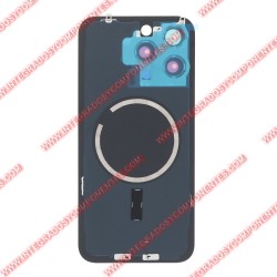Tapa +Anillo Magnetico Iphone 15 Pro Max Calidad Premium Azul