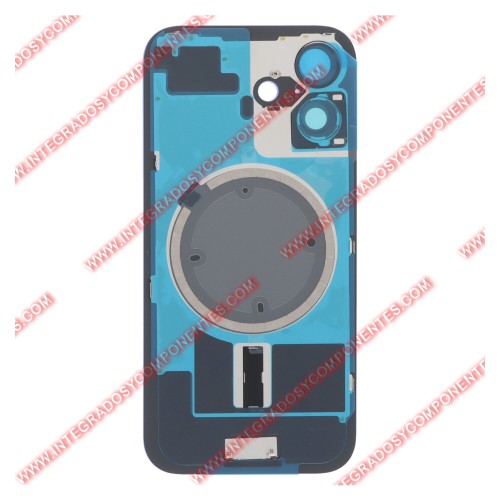 Tapa +Anillo Magnetico Iphone 16 Calidad Premium Azul