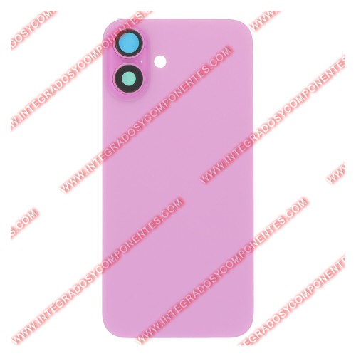 Tapa +Anillo Magnetico Iphone 16 Plus Calidad Premium Rosa