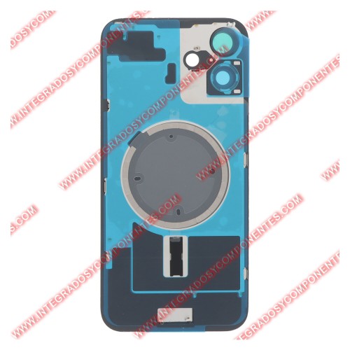 Tapa +Anillo Magnetico Iphone 16 Plus Calidad Premium Blanco
