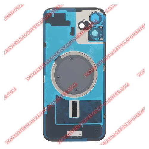 Tapa +Anillo Magnetico Iphone 16 Plus Calidad Premium Negro