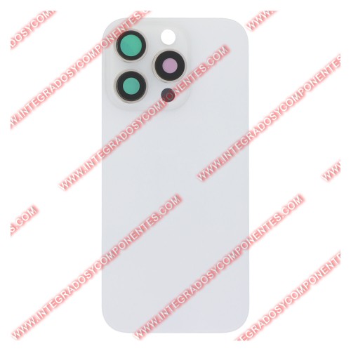 Tapa +Anillo Magnetico Iphone 16 Pro Calidad Premium Blanco