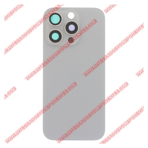 Tapa +Anillo Magnetico Iphone 16 Pro Calidad Premium Gris