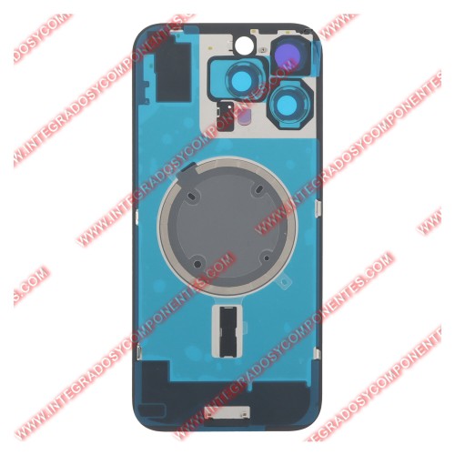 Tapa +Anillo Magnetico Iphone 16 Pro Max Calidad Premium Blanco