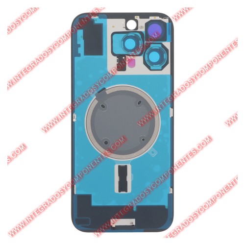 Tapa +Anillo Magnetico Iphone 16 Pro Max Calidad Premium Gris