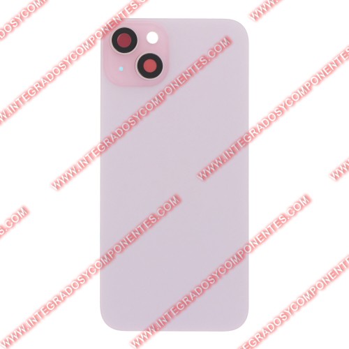 Tapa +Anillo Magnético Iphone 15 Plus Calidad Premium Rosa