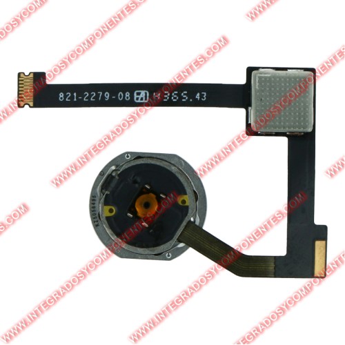 Flex Sensor Huella Para Ipad Mini 4/Air 2 Dorado Calidad Premium