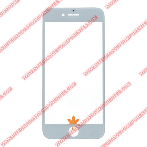 Cristal Con Oca Y Marco Para Iphone 7 Blanco