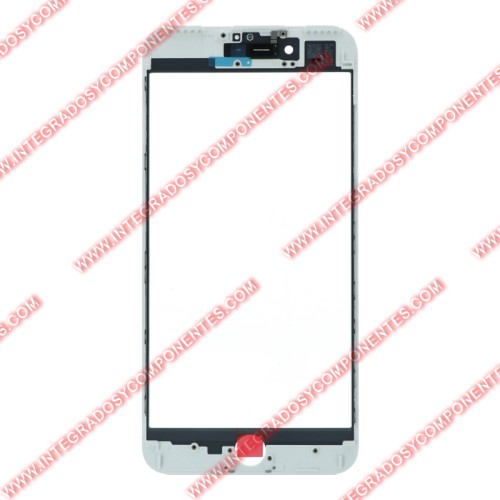 Cristal Con Marco Para Iphone 7 Plus Blanco