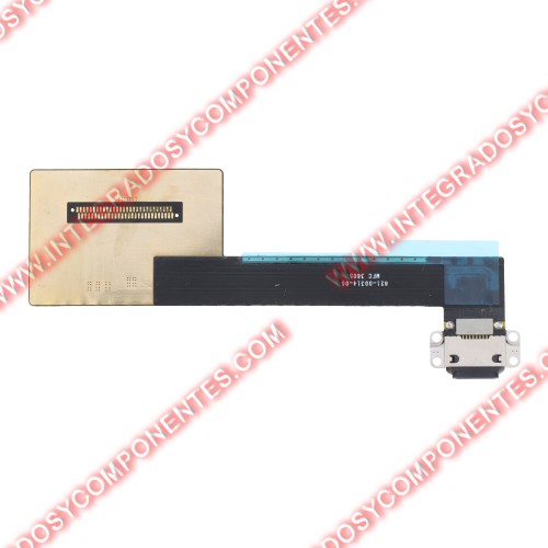 Flex Puerto De Carga Para Ipad Pro 9.7 2016 Gris Calidad Premium