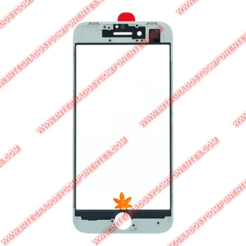 Cristal Con Oca Y Marco Para Iphone 8/Se 2020 Blanco