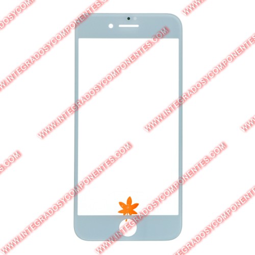 Cristal Con Oca Y Marco Para Iphone 8/Se 2020 Blanco