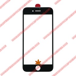 Cristal Con Oca Y Marco Para Iphone 8/Se 2020/Se 2022 Negro