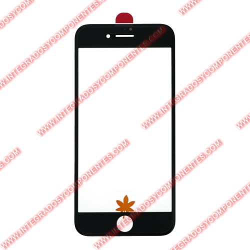 Cristal Con Oca Y Marco Para Iphone 8/Se 2020/Se 2022 Negro