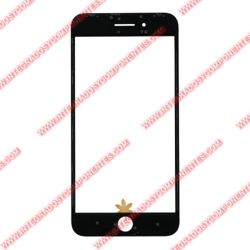 Cristal Con Oca Y Marco Para Iphone 8 Plus Negro