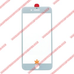 Cristal Con Oca Y Marco Para Iphone 8 Plus Blanco
