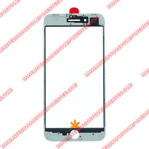 Cristal Con Oca Y Marco Para Iphone 8 Plus Blanco