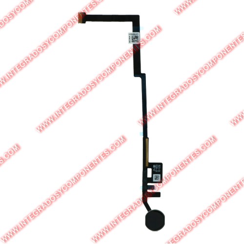 Flex Sensor Huella Para Ipad 9.7 2017(Ipad 5th)/9.7 2018(6th) Negro Calidad Premium