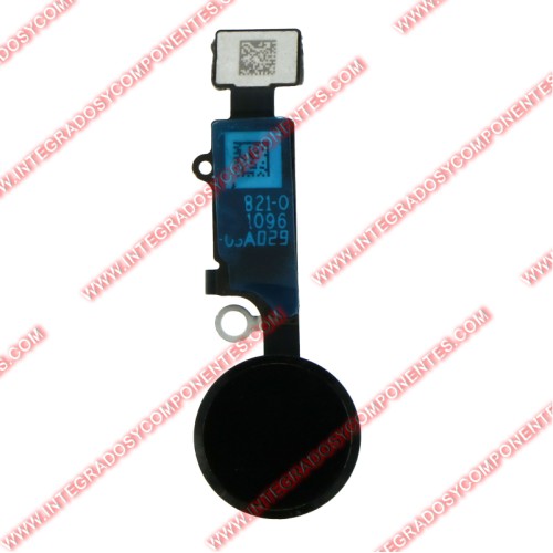Flex Sensor Huella Para Iphone 8/8 Plus/Se 2020/Se 2022 Negro Calidad Premium